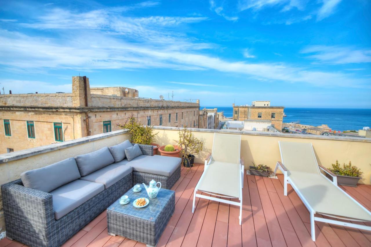 Comfy 1 Bedroom - Sun Terrace & Sea Views Gbuh1-1 Valeta Exterior foto